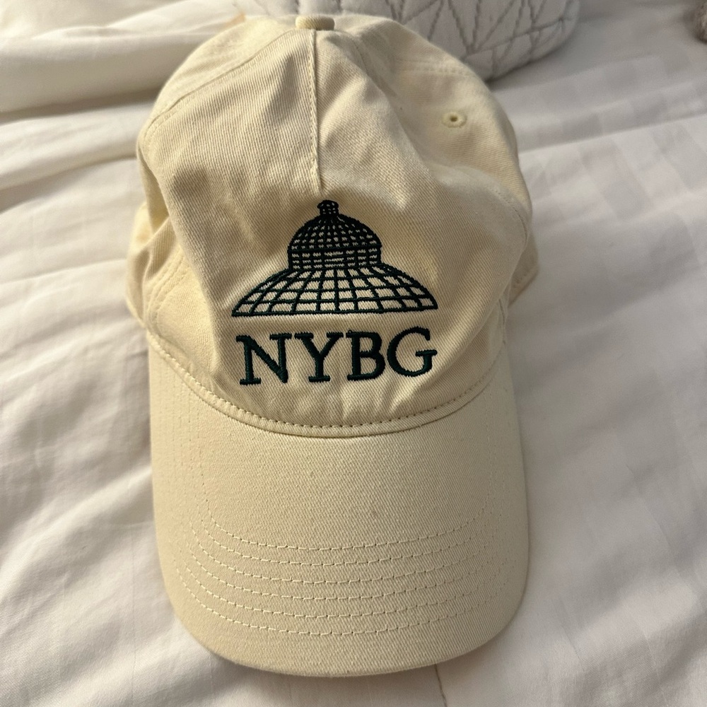 Madewell x NYBG cream baseball hat NWT